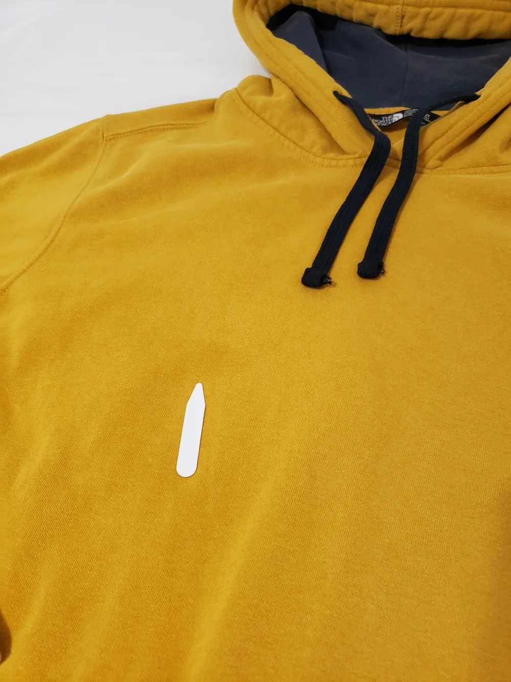 North Face Men’s Large Mustard Yellow Graphic Pullover Hoodie CA Since 66